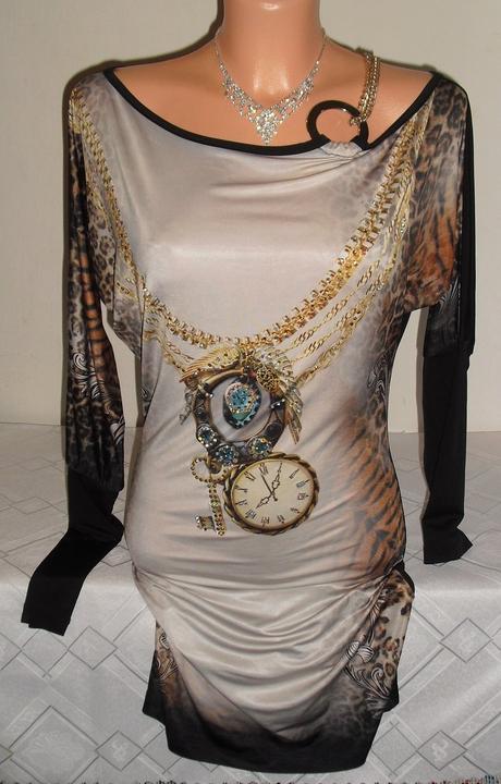 Extravagantna luxusna tunika italy tatu, s