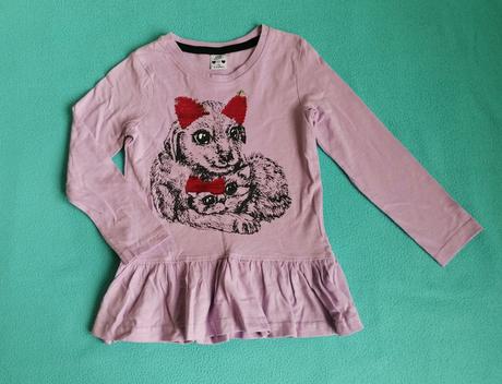 Šaty s psíkom a mačičkou veľ. 110, 110