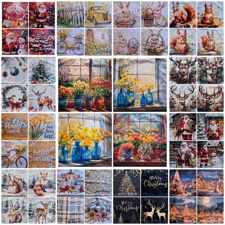 Obliecky na vankuse - vsetky rocne obdobia, 