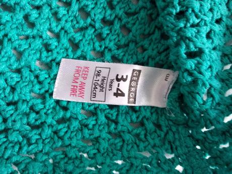 Nádherné tyrkysové bolerko, george,104