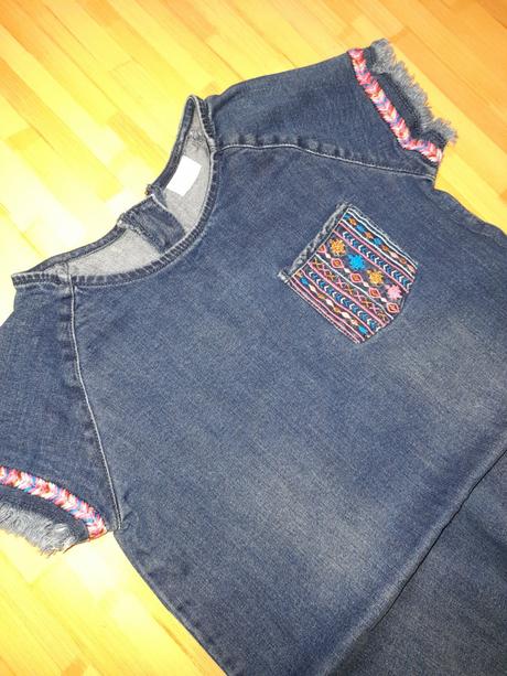 Riflové šaty 134/140, f&f,140