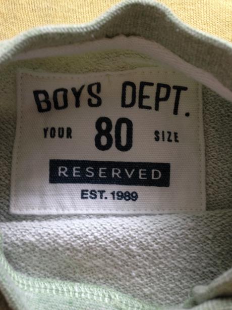 Zelenkava mikina, reserved,80