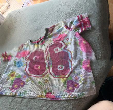 Dievcenske sietovane tricko overside, young dimension,122