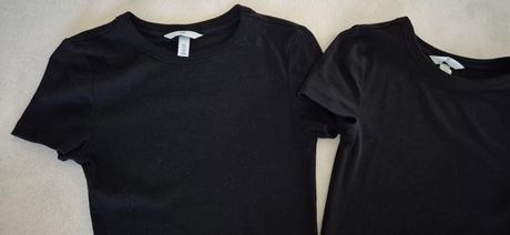 Rebrovane trička, h&m,s
