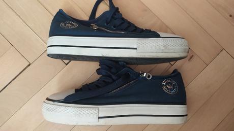 Plátené tenisky nylon red, 38