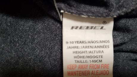 Tričko dlhý rukáv velk. 140, rebel,140