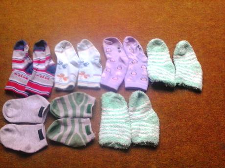 Mix ponožiek cca od roka, 22