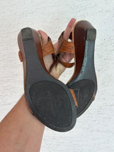 Ralph lauren kozenne 38 sandale sandalky pc 199e, ralph lauren,38