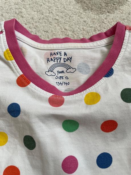 Pyzamo bodky ciarky, tchibo,134