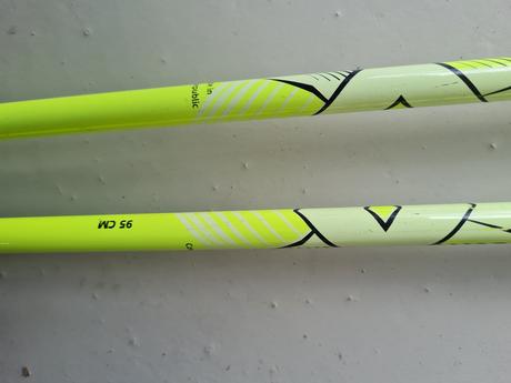 Set lyže, lyžiarky,palice, salomon,110-119 cm