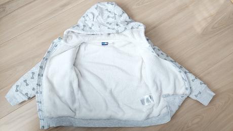 Mikinka podšitá celá kožušinkou, lupilu,110