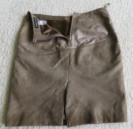 Kožená sukňa patrizia dini, veľ. 38, 38