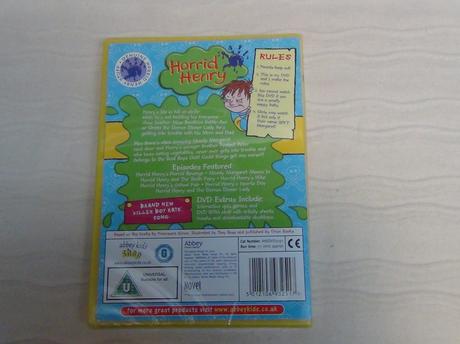 Dvd horrid henry + wicked dvd extras nea18,