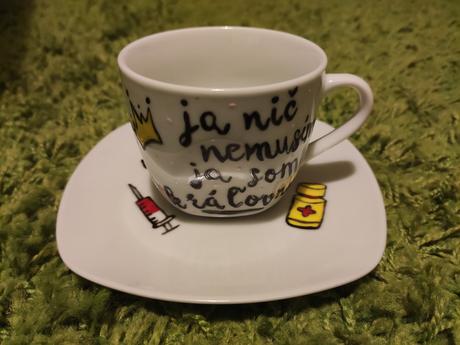Šálky maľované,