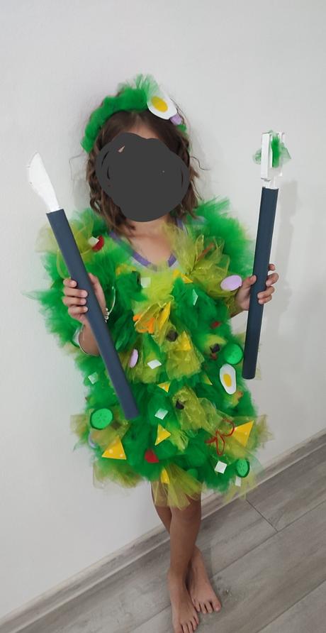 Detský kostým - šalát, 