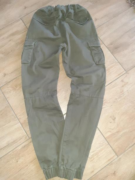 Kapsáčové nohavice khaki na 165cm, terranova,164