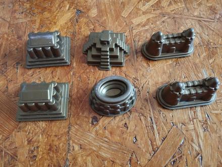 Formičky na plastelinu/piesok, 