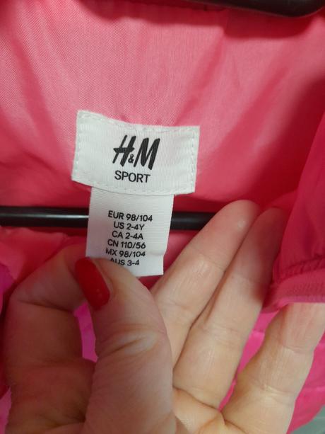 Neónová vesta, h&m,98