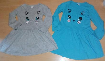 Mačičkové šatočky 116/122, 122