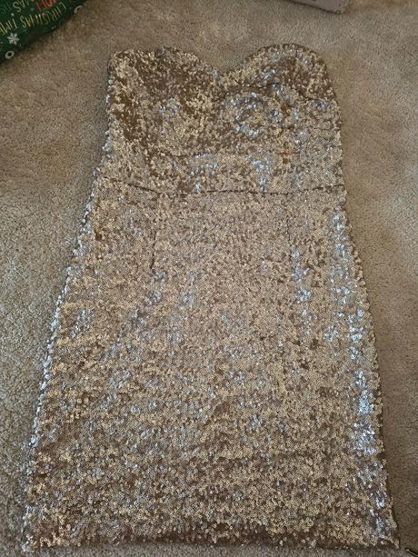 Zlatomedené šaty orsay s/m, orsay,s