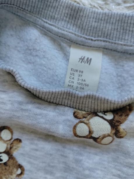 Tepláková súprava macko h&m, h&m,98