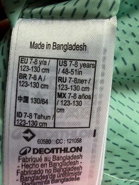 Turistická nepremokavá bunda, quechua,128