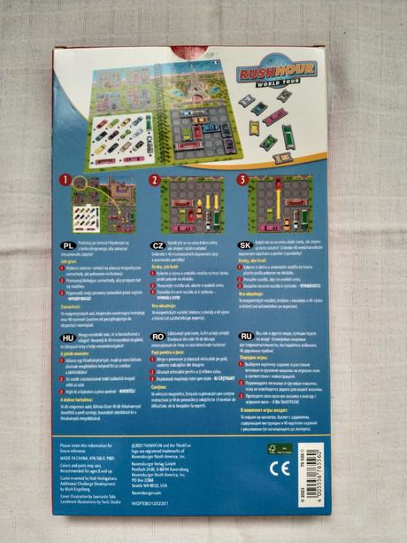 Rush hour (magnetický hlavolam) - iba vybalený, 