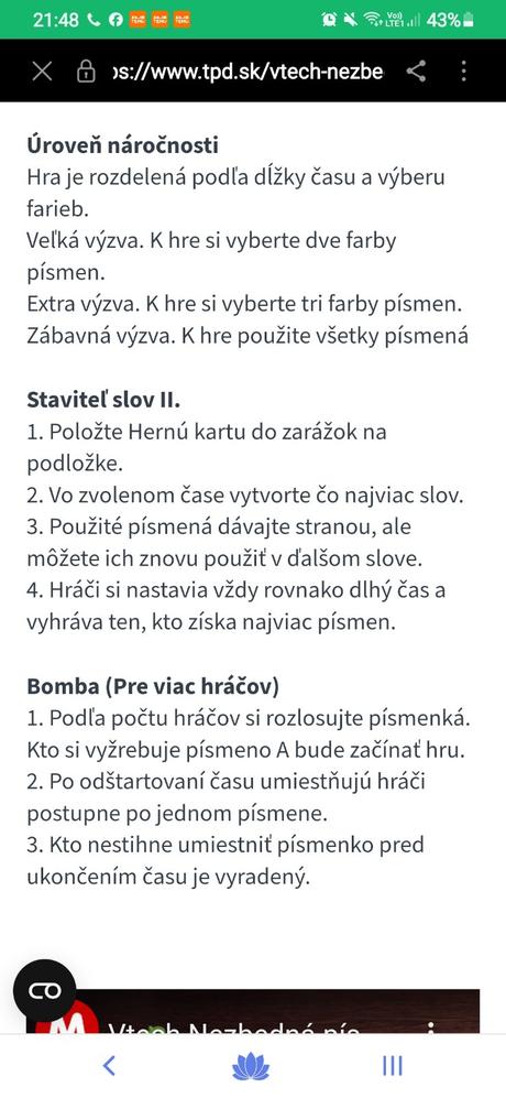 V tech nezbedné písmenká, 