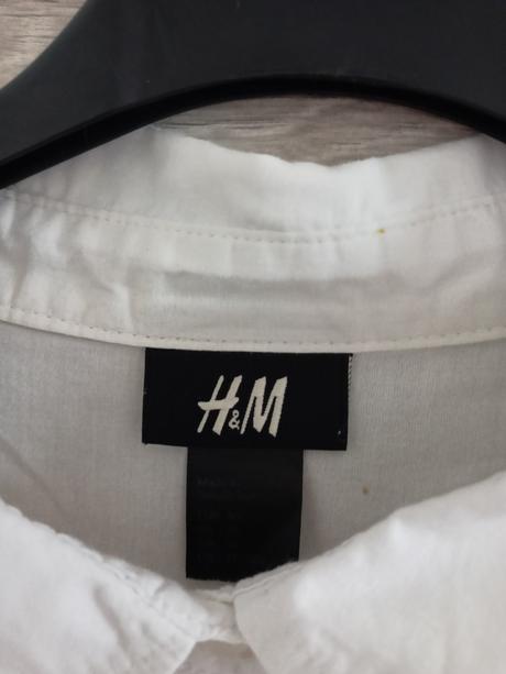 Košeľa pánska biela, h&m,xl