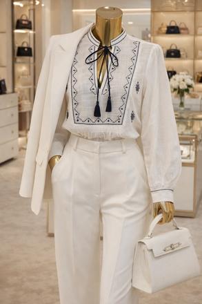 Elegantná biela blúzka zara s výšivkou, zara,s