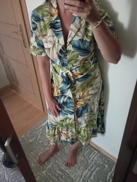 Šaty s listami, orsay,s