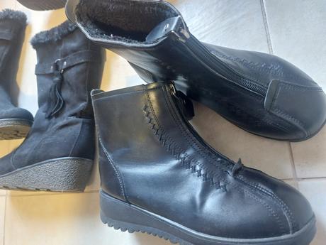 Vyteplene cizmy na nohu 35, 35