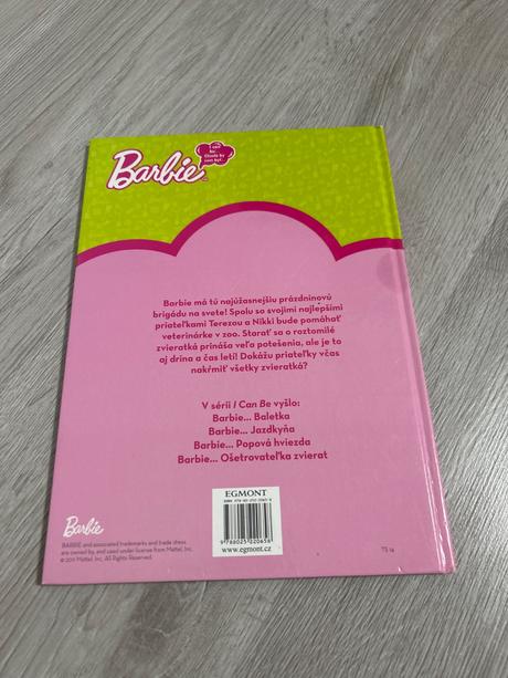 Barbie ošetrovateľka zvierat kniha, 
