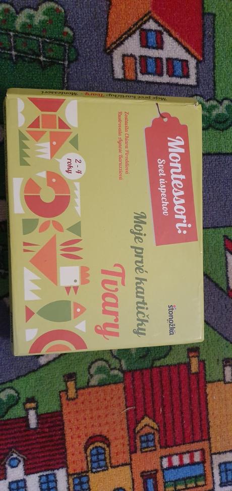 Montessori moje prvé kartičky tvary, 