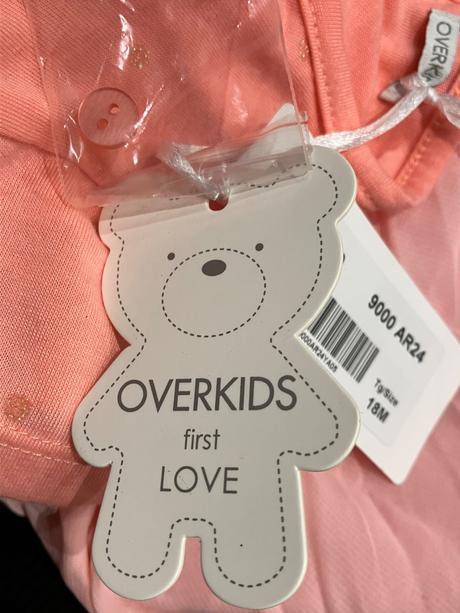 Dievčenské šaty ružové overkids (18 mes.), 86