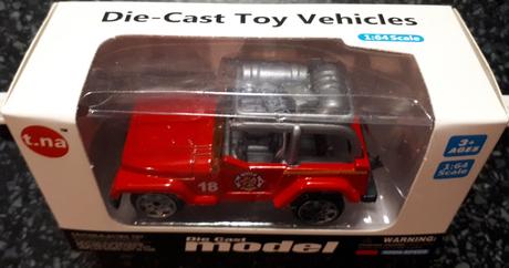 Die cast model - emergency fire jeep - auticko, 