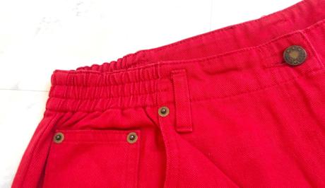 Bavlnené hrubšie nohavice, denim,48