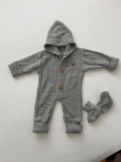 Overal jesenný pletený, 74