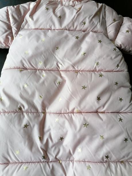 Ružový overal / fusak, h&m,62