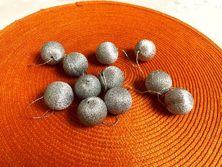 Strieborné gule 11 ks, 