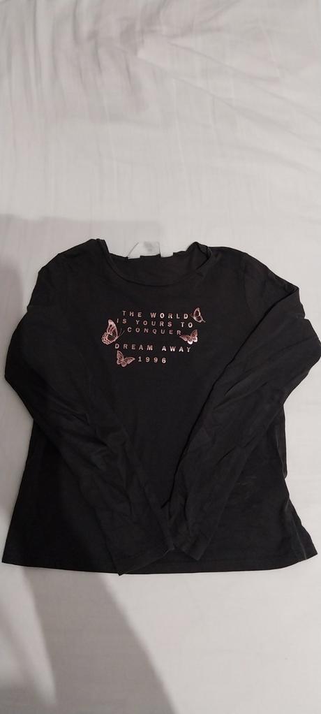 Trička s dlhým rukávom, h&m,146