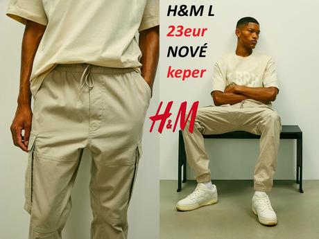 Cargo nohavice hm (kapsáče), h&m,34 / l