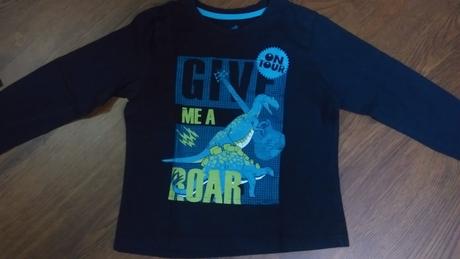 Modré tričká 110/116 - 4 ks, lupilu,110