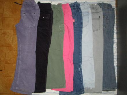 Balík nohavíc- 8ks, 122–134