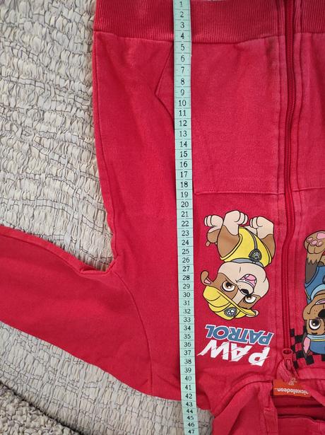 Predám chlapč. paw patrol mikinu vo veľ. 122, nickelodeon,122