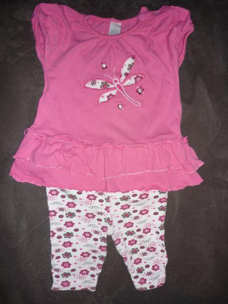 Tričko a legínky na 4-6 mesiacov , dopodopo,68