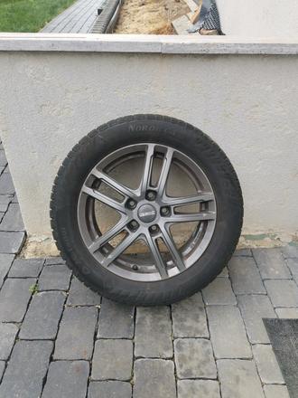 16" dezent antracitove hlinikove disky komplet,
