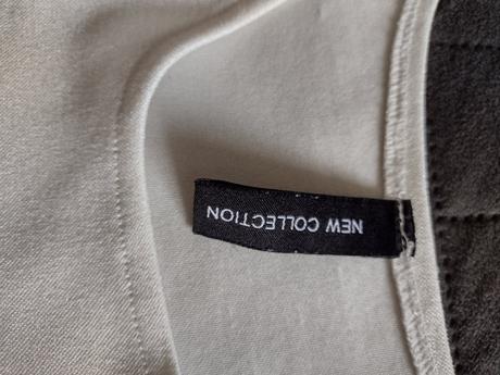 Biele body s puff rukávmi, m