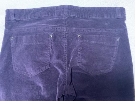 Tmavofialové menčestráky zn. benetton, benetton,38