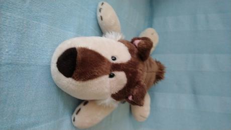 Plyšový husky psík nici, 